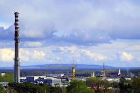 Chimney, Factory, Firm, The Horizon