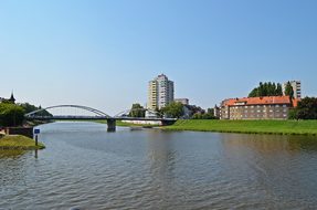 Opole, City, River, Measles, Buildings