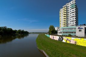 Opole, Silesia, Poland, River