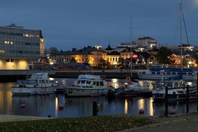 Marina, Oulu, Finland, Boats, Ships, Bay