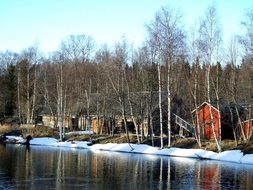 Oulu, Finland, Landscape, Scenic, Houses