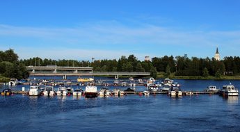 Oulu, Finland, Marina, Boats, Ships