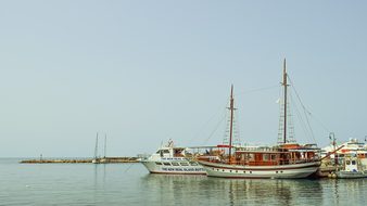 Cyprus, Paphos, Harbor, Boats, Morning