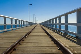 Busselton, Jetty, Pier, Train, Australia