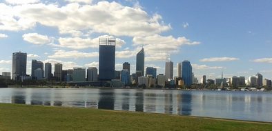 Perth Australia City Skyline Skyscraper Ci