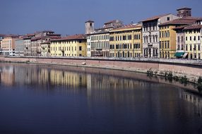 Pisa, Arno, Italy, River, Tuscany, Homes