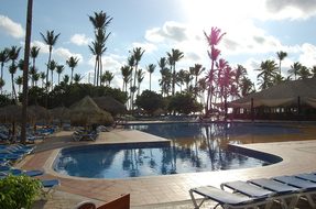 Punta Cana, Caribbean, Palms, Hotel