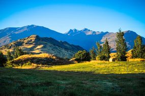 Queenstown New Zealand Mountains Landscape