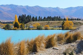 Turquoise Reservoir Lake Amazing Beautiful