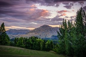 Arrowtown, New Zealand, Sunset