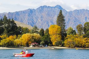 Beautiful Scenic Mountain Autumn Travel Se