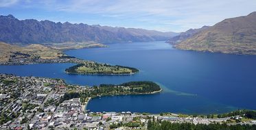 Lake Wakatipu Queenstown Bobs Peak New Zea