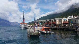 Queenstown Pier Pier New Zealand New Zeala