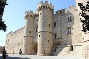 Rhodes City Greece Landmark Culture Ruins