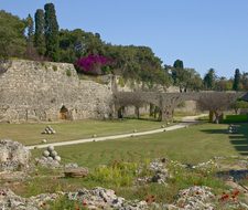 Fortress, Moat, Rhodes, Greece