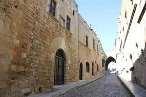 Rhodes, Greece, Street, Architecture