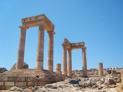 Column, Ruins, Greek Columns, Greece