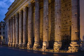 Temple, Antique, Roman, Column, Stone