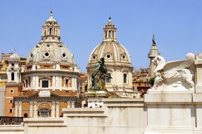 Italy, Rome, Churches, Roofing