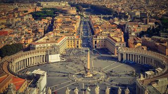 Rome The Vatican Italy St Peter'S Square P
