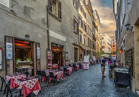 Rome, Roma, Italy, Cafe, Italian