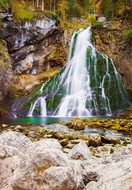 Waterfall Golling Salzburg Salzburgerland