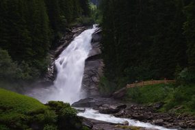 Krimml Waterfalls, Waterfall, Austria