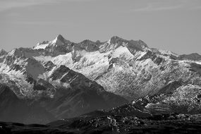 Mountains, Alpine, Summit, Imposing