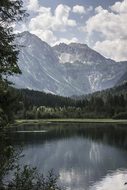 Hunter Lake, Lake, Water, Mountains