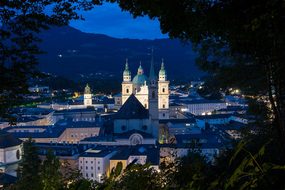 Salzburg Austria Mönchberg Old Town Salzbu