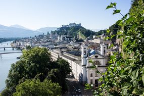 Salzburg Austria Old Town Mönchberg Humbol