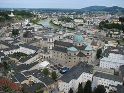 Salzburg City Austria Old Town Dom Salzbur
