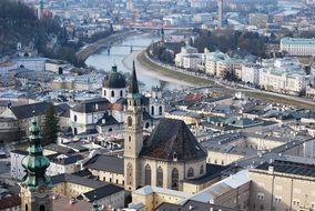 Salzburg Austria Architecture River Europe
