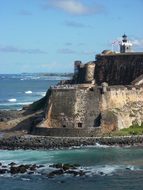 Stone Wall Puerto Rico Architecture Old Sa