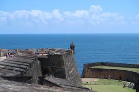 Puerto Rico, San Juan, Fort, Wall