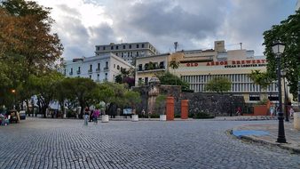 Cobblestone Architecture Street Puerto Ric