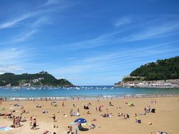 San Sebastian Spain Beach Ocean Mediterran