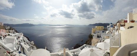 Greece Santorini Sea Caldera Holiday Medit