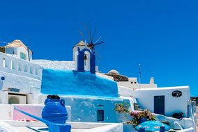 Greece Santorini The Sun Holidays Clouds S