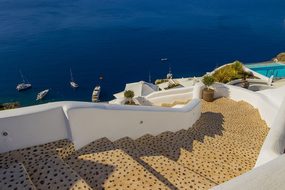 Santorini, Greece, Landscape, Heat