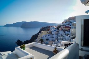 Santorini, Landscape, Greece, Island