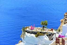 Greece Santorini Beach The Sun Holidays Su