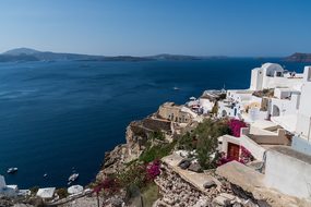 Santorini Oia Greece Landscape Travel Summ