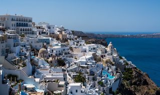 Santorini Oia Greece Travel Architecture W