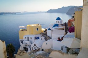 Santorini, Landscape, Greece, Island