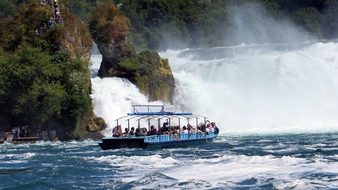 Rhine Falls, Schaffhausen, Water, Spray