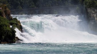Rhine Falls, Schaffhausen, Water, Spray