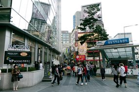 Myeongdong Seoul Korea South Korean City T