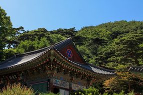 Castle, Korean, Traditional, Wall