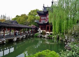 Garden Temple China Shanghai Basin Water T